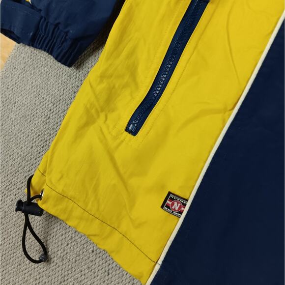 Nutmeg Vintage Indiana Pacers Nylon Jacket Men's XL Yellow/Blue Basketball NBA - Picture 7 of 16